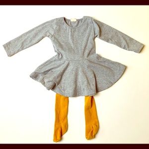 Long Sleeve Petal Bottom Dress